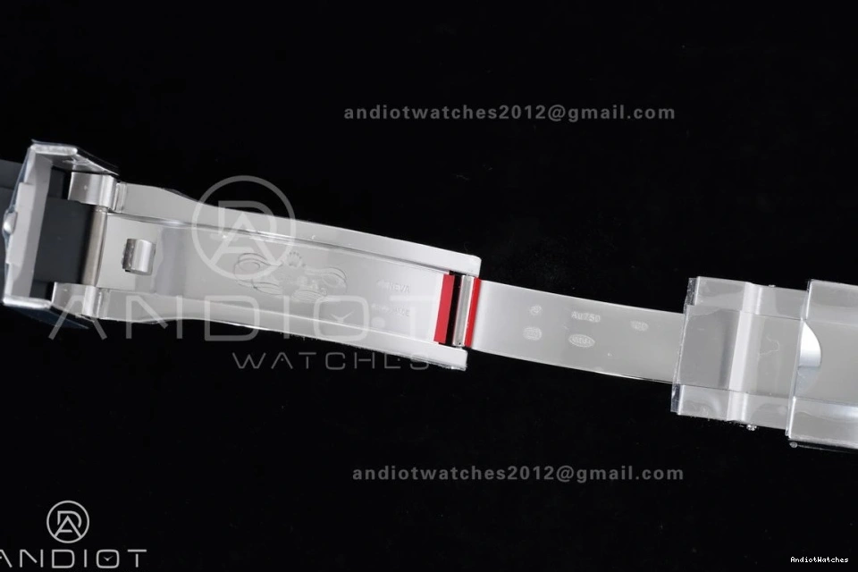 Best 813 Oysterflex V2 Stick 1:1 Daytona Strap Edition 126519 Dial on (Weighted) VSF Silver VS4131 Black Stretchable 0227